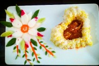 فسنجون و برنج