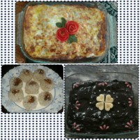 لازانیا.کیک یخچالی.باسلوق