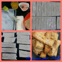 شیرینی زبان (با خمیر هزار لا)