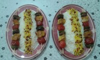 کباب مرغ چوبی