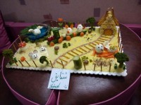 تزیین تخم مرغ آبپز