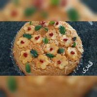 ماکارونی با ته دیگ سیب زمینی