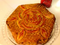 ماکارونی فرمی با ته دیگ گل رز