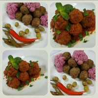 کوفته گوشت و زیتون