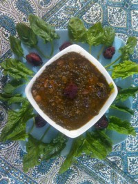 خورشت آلو اسفناج