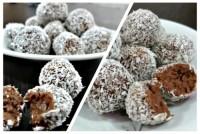 ترافل خامه ای شکلاتی