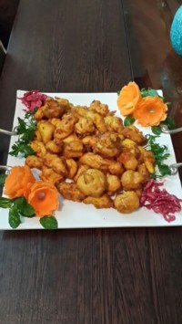 بنیه مرغ و قارچ