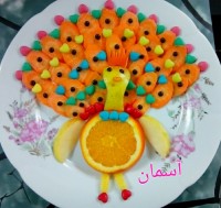 تزیین بشقاب واسه پسرم