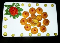 فلافل و قارچ سوخاری