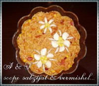 سوپ سبزیجات با ورمیشل