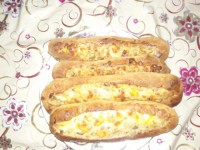 ساندویچ تخم مرغ فانتزی