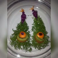 تزئین سبزیجات