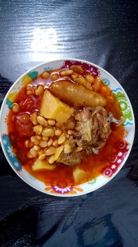 آبگوشت لوبیا سفید