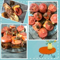 رولت گوشت و بادمجون