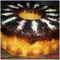 کیک وانیلی ساده