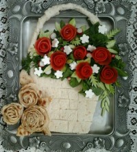 تزیین نون و پنیر