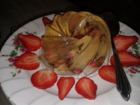 ژله آلوورا با گل محمدی