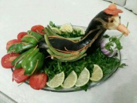 تزیین سبزیجات