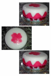 ژله با قالب قلب