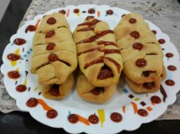 اشترودل گوشت وقارچ