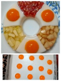 ژله چند میوه،ژله بستنی