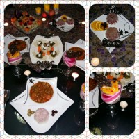 میز شام تولد همسرم