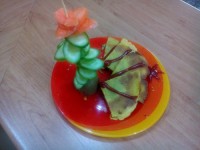 اسنک با نان ترتیلا