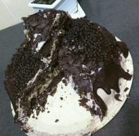 کیک شکلاتی با رویه گاناش