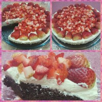 کیک با روکش خامه