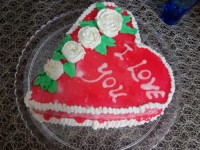 کیک به مناسبت روز عشق