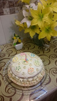 کاپ کیک پرتقالی با رویه مخصوص وانیلی