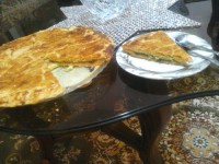 پای سیب وگردو...