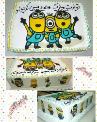 کیک تولد با تم مینیون ها
