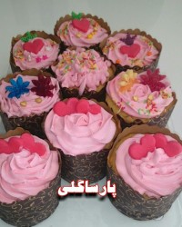کاپ کیک های ولنتاین