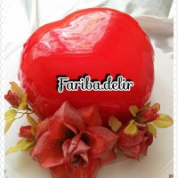 کیک ولنتاین کاور سس فرانسه