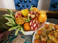 میوه حکاکی شده روز عشق من