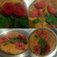 خوراک لقمه ای گوشت و پنیر