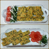 فریتاتای انگشتی کدو و هویج