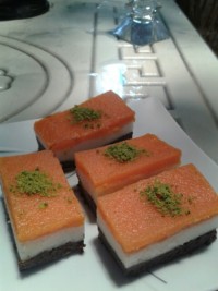 دسر سه رنگ ترک