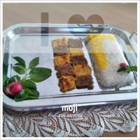 کباب دو رنگ در تابه