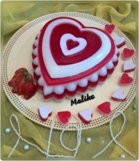 ژله قلب راه راه