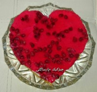 چیزکیک توت فرنگی روز عشق
