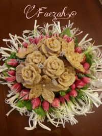 تزئین نون وپنیر وسبزی