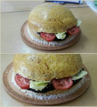 کیک همبرگر