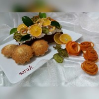کاپ کیک با خامه پرتقالی