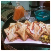 ساندویچ ژامبون و پنیر