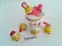 کاپ کیک با تزیین فوندانت...