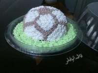 کیک کاکائویی با بادام