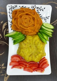 سیب زمینی با فلفل قرمز