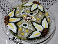 تزیین کشک و بادمجان